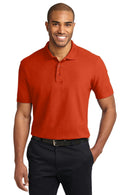 Port Authority Stain-Resistant Polo. K510-Polos/knits-Autumn Orange-6XL-JadeMoghul Inc.