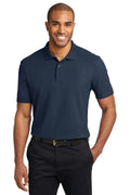 Port Authority Stain-Resistant Polo. K510-Polos/knits-Navy-6XL-JadeMoghul Inc.