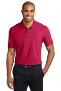 Port Authority Stain-Resistant Polo. K510-Polos/knits-Red-6XL-JadeMoghul Inc.