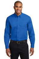Port Authority Tall Long Sleeve Easy Care Shirt. TLS608-Woven Shirts-Strong Blue-4XLT-JadeMoghul Inc.