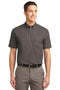 Port Authority Tall Short Sleeve Easy Care Shirt. TLS508-Woven Shirts-Bark-4XLT-JadeMoghul Inc.