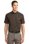 Port Authority Tall Short Sleeve Easy Care Shirt. TLS508-Woven Shirts-Coffee Bean-2XLT-JadeMoghul Inc.