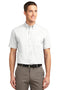 Port Authority Tall Short Sleeve Easy Care Shirt. TLS508-Woven Shirts-White/ Light Stone-4XLT-JadeMoghul Inc.