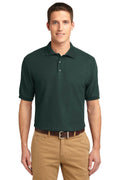 Port Authority Tall Silk Touch Polo. TLK500-Polos/knits-Dark Green-4XLT-JadeMoghul Inc.