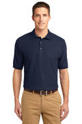 Port Authority Tall Silk Touch Polo. TLK500-Polos/knits-Navy-4XLT-JadeMoghul Inc.