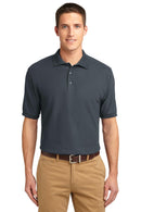 Port Authority Tall Silk Touch Polo. TLK500-Polos/knits-Steel Grey-4XLT-JadeMoghul Inc.