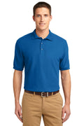 Port Authority Tall Silk Touch Polo. TLK500-Polos/knits-Strong Blue-4XLT-JadeMoghul Inc.