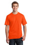 Port & Company - All-American Tee. USA100-T-shirts-Safety Orange-4XL-JadeMoghul Inc.