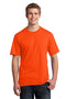 Port & Company - All-American Tee. USA100-T-shirts-Safety Orange-L-JadeMoghul Inc.