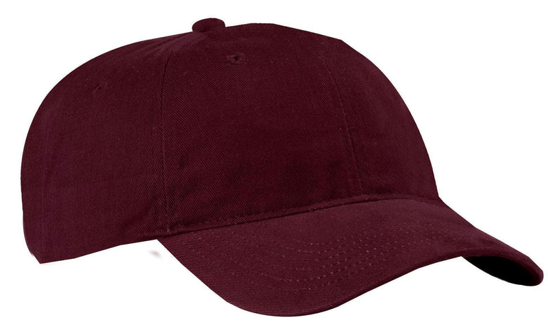 Port & Company - Brushed Twill Low Profile Cap. CP77-Caps-Maroon-OSFA-JadeMoghul Inc.