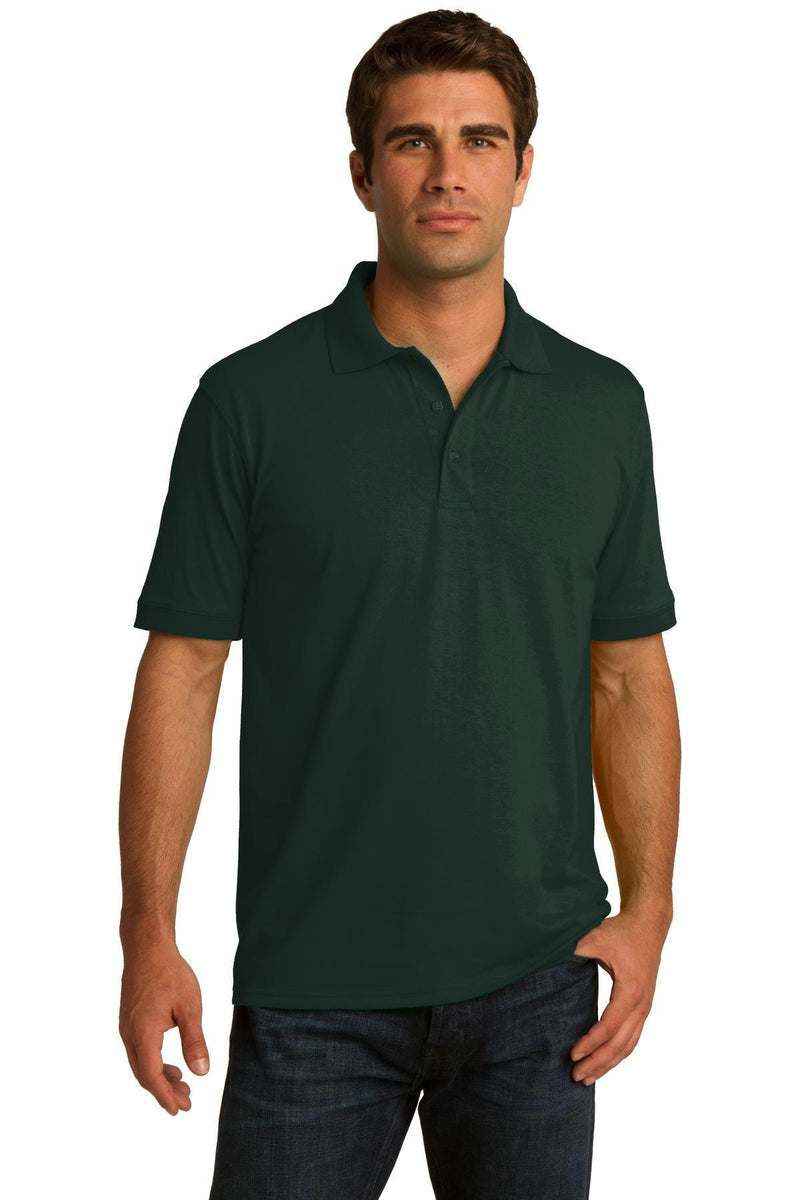 Port & Company Core Blend Jersey Knit Polo. KP55-Polos/knits-Dark Green-6XL-JadeMoghul Inc.