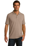 Port & Company Core Blend Jersey Knit Polo. KP55-Polos/knits-Sand-6XL-JadeMoghul Inc.