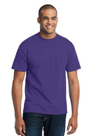 Port & Company - Core Blend Pocket Tee. PC55P-T-shirts-Purple-5XL-JadeMoghul Inc.