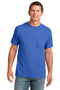 Port & Company Core Cotton Pocket Tee. PC54P-T-shirts-Royal-4XL-JadeMoghul Inc.