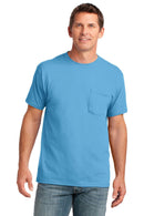 Port & Company Core Cotton Pocket Tee. PC54P-T-shirts-Yellow-4XL-JadeMoghul Inc.