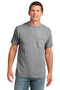 Port & Company Core Cotton Pocket Tee. PC54P-T-shirts-Yellow-4XL-JadeMoghul Inc.