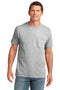 Port & Company Core Cotton Pocket Tee. PC54P-T-shirts-Yellow-4XL-JadeMoghul Inc.