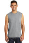 Port & Company Core Cotton Sleeveless Tee. PC54SL-T-shirts-Athletic Heather-4XL-JadeMoghul Inc.