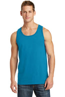 Port & Company Core Cotton Tank Top. PC54TT-T-shirts-Neon Blue-4XL-JadeMoghul Inc.