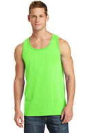 Port & Company Core Cotton Tank Top. PC54TT-T-shirts-Neon Green-4XL-JadeMoghul Inc.