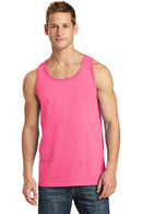 Port & Company Core Cotton Tank Top. PC54TT-T-shirts-Neon Pink-4XL-JadeMoghul Inc.