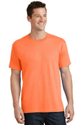 Port & Company - Core Cotton Tee. PC54-T-shirts-Neon Orange*-4XL-JadeMoghul Inc.