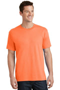 Port & Company - Core Cotton Tee. PC54-T-shirts-Neon Orange*-L-JadeMoghul Inc.