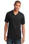 Port & Company Core Cotton V-Neck Tee. PC54V-T-shirts-Jet Black-4XL-JadeMoghul Inc.