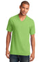 Port & Company Core Cotton V-Neck Tee. PC54V-T-shirts-Lime-4XL-JadeMoghul Inc.