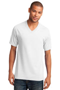 Port & Company Core Cotton V-Neck Tee. PC54V-T-shirts-White-4XL-JadeMoghul Inc.