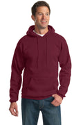 Port & Company - Essential Fleece Pullover Hooded Sweatshirt. PC90H-Sweatshirts/fleece-Cardinal-4XL-JadeMoghul Inc.