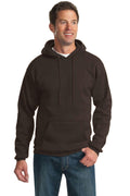 Port & Company - Essential Fleece Pullover Hooded Sweatshirt. PC90H-Sweatshirts/fleece-Dark Chocolate Brown-4XL-JadeMoghul Inc.