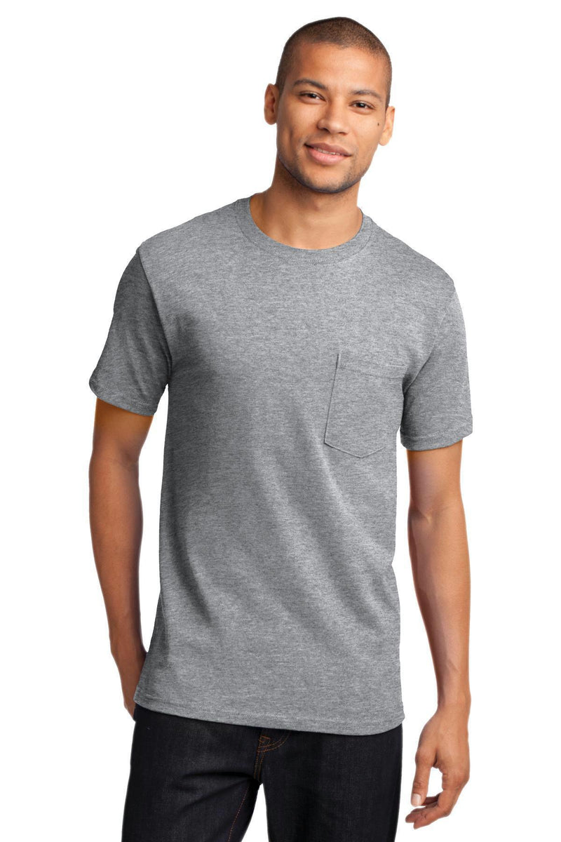 Port & Company - Essential Pocket Tee. PC61P-T-shirts-Athletic Heather*-2XL-JadeMoghul Inc.