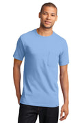 Port & Company - Essential Pocket Tee. PC61P-T-shirts-Light Blue-4XL-JadeMoghul Inc.