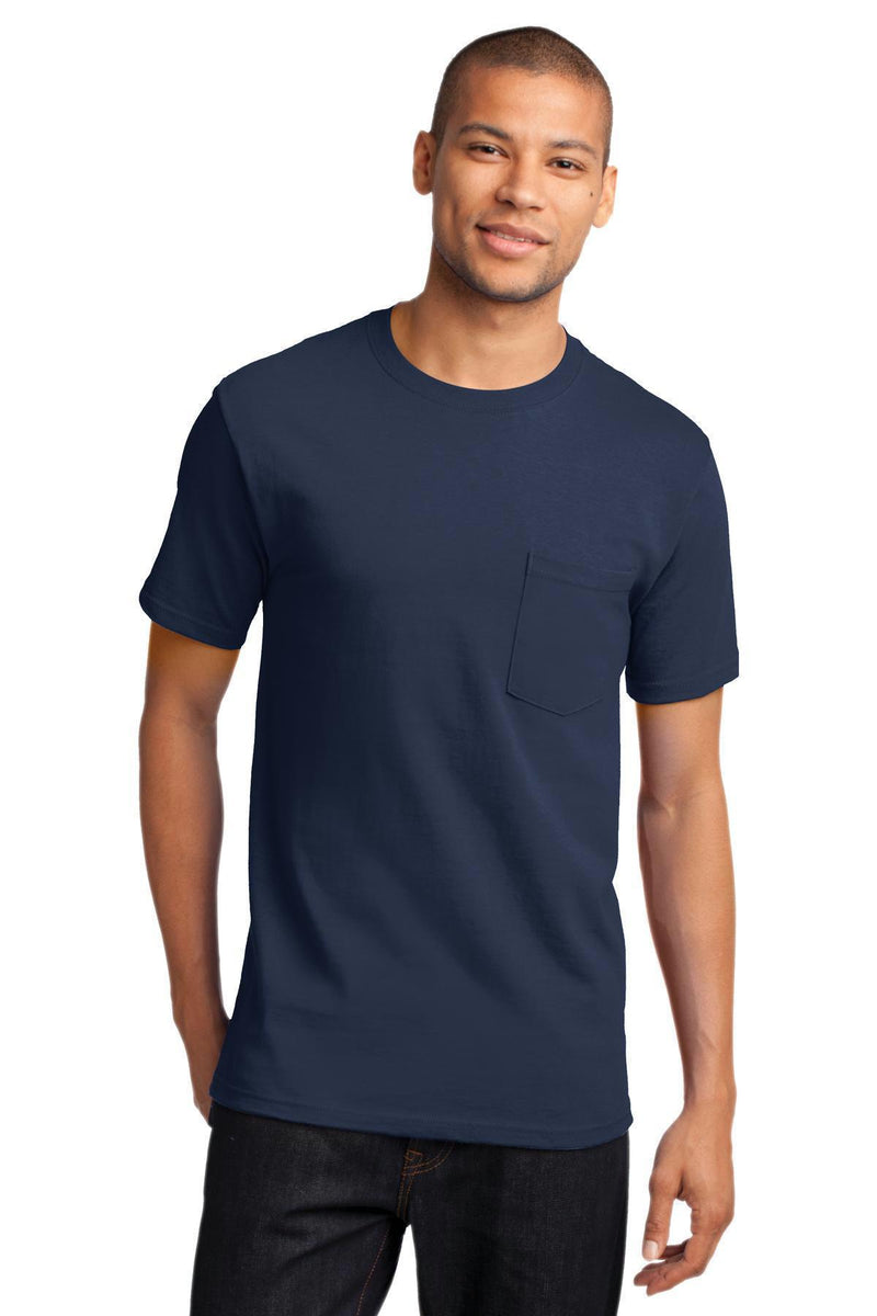 Port & Company - Essential Pocket Tee. PC61P-T-shirts-Navy-2XL-JadeMoghul Inc.