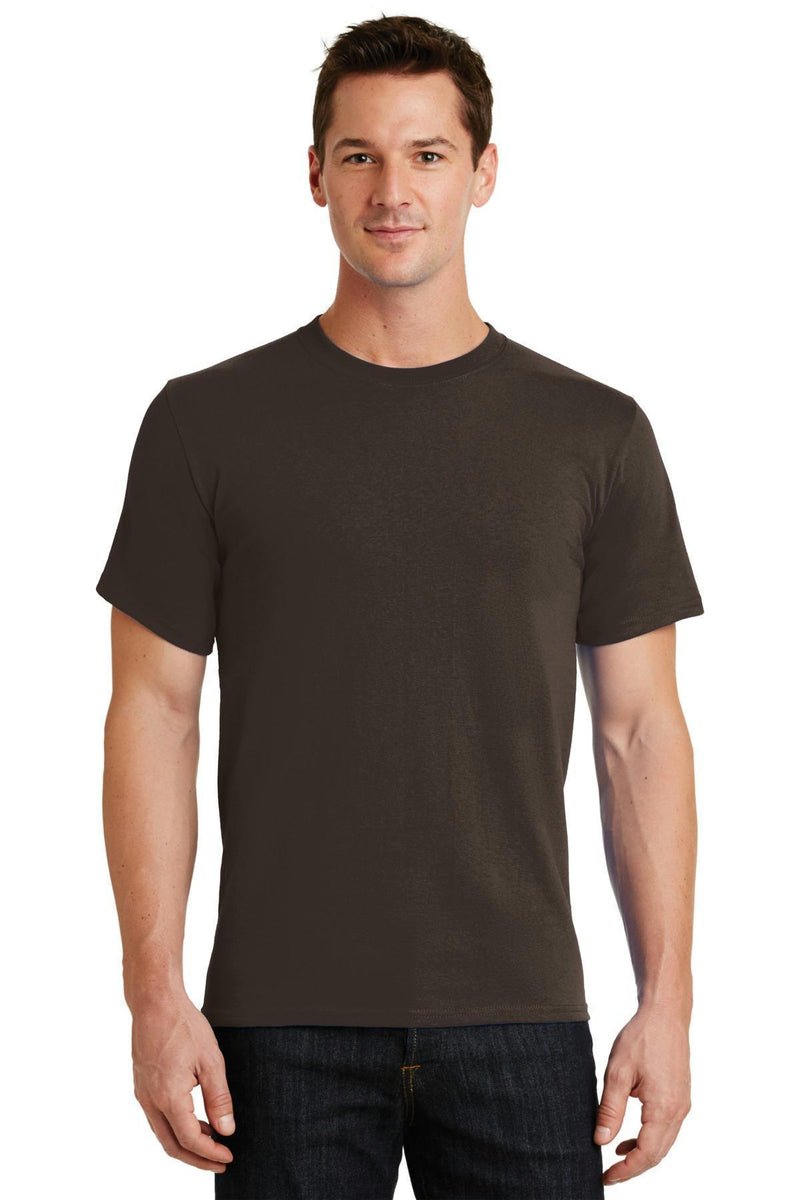 Port & Company - Essential Tee. PC61-T-shirts-Dark Chocolate Brown-XL-JadeMoghul Inc.