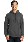 Port & Company Fan Favorite Fleece Pullover Hooded Sweatshirt. PC850H-Sweatshirts/fleece-Charcoal-4XL-JadeMoghul Inc.