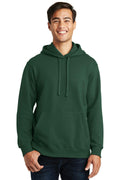 Port & Company Fan Favorite Fleece Pullover Hooded Sweatshirt. PC850H-Sweatshirts/fleece-Forest Green-4XL-JadeMoghul Inc.