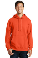 Port & Company Fan Favorite Fleece Pullover Hooded Sweatshirt. PC850H-Sweatshirts/fleece-Orange-4XL-JadeMoghul Inc.