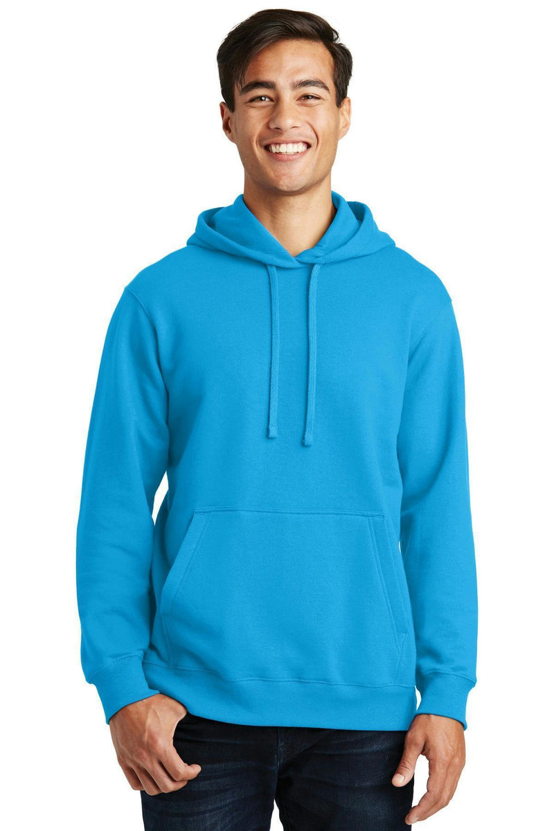 Port & Company Fan Favorite Fleece Pullover Hooded Sweatshirt. PC850H-Sweatshirts/fleece-Sapphire-4XL-JadeMoghul Inc.