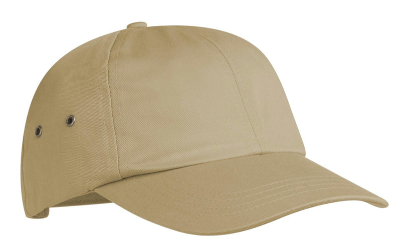 Port & Company - Fashion Twill Cap with Metal Eyelets. CP81-Caps-Khaki-OSFA-JadeMoghul Inc.