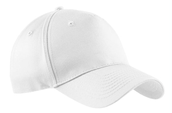 Port & Company - Five-Panel Twill Cap. CP86-Caps-White-OSFA-JadeMoghul Inc.