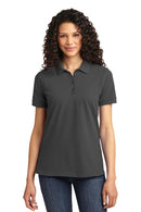 Port & Company Ladies Core Blend Pique Polo. LKP155-Polos/knits-Charcoal-4XL-JadeMoghul Inc.