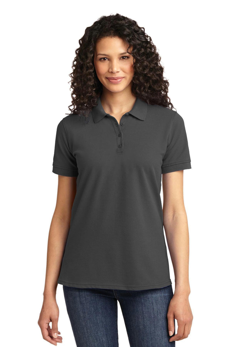 Port & Company Ladies Core Blend Pique Polo. LKP155-Polos/knits-Charcoal-4XL-JadeMoghul Inc.