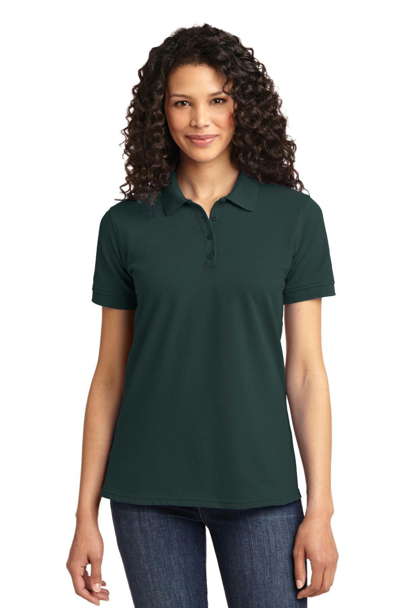 Port & Company Ladies Core Blend Pique Polo. LKP155-Polos/knits-Dark Green-4XL-JadeMoghul Inc.