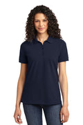 Port & Company Ladies Core Blend Pique Polo. LKP155-Polos/knits-Deep Navy-4XL-JadeMoghul Inc.