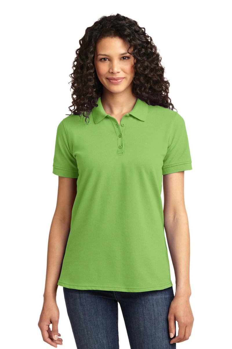 Port & Company Ladies Core Blend Pique Polo. LKP155-Polos/knits-Lime-4XL-JadeMoghul Inc.
