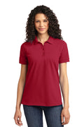 Port & Company Ladies Core Blend Pique Polo. LKP155-Polos/knits-Red-4XL-JadeMoghul Inc.