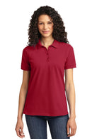 Port & Company Ladies Core Blend Pique Polo. LKP155-Polos/knits-Red-4XL-JadeMoghul Inc.