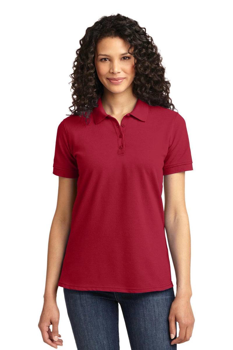 Port & Company Ladies Core Blend Pique Polo. LKP155-Polos/knits-Red-4XL-JadeMoghul Inc.